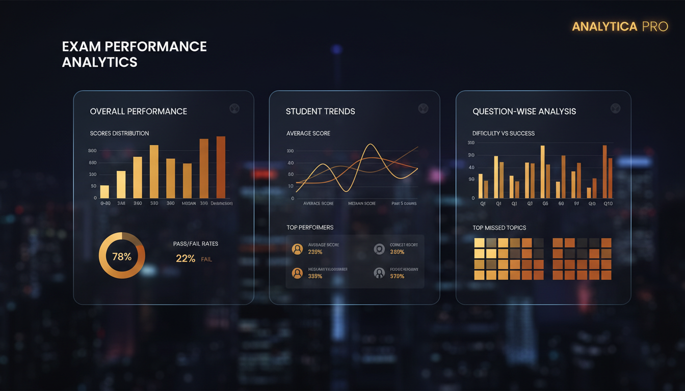 Analytics dashboard